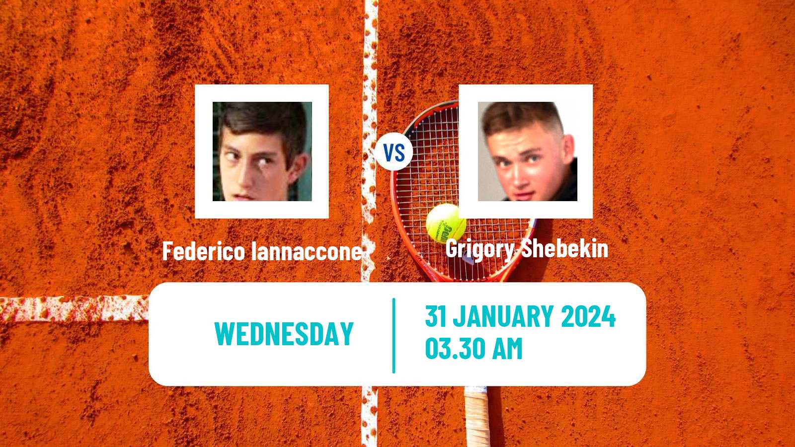Tennis ITF M15 Monastir 5 Men Federico Iannaccone - Grigory Shebekin