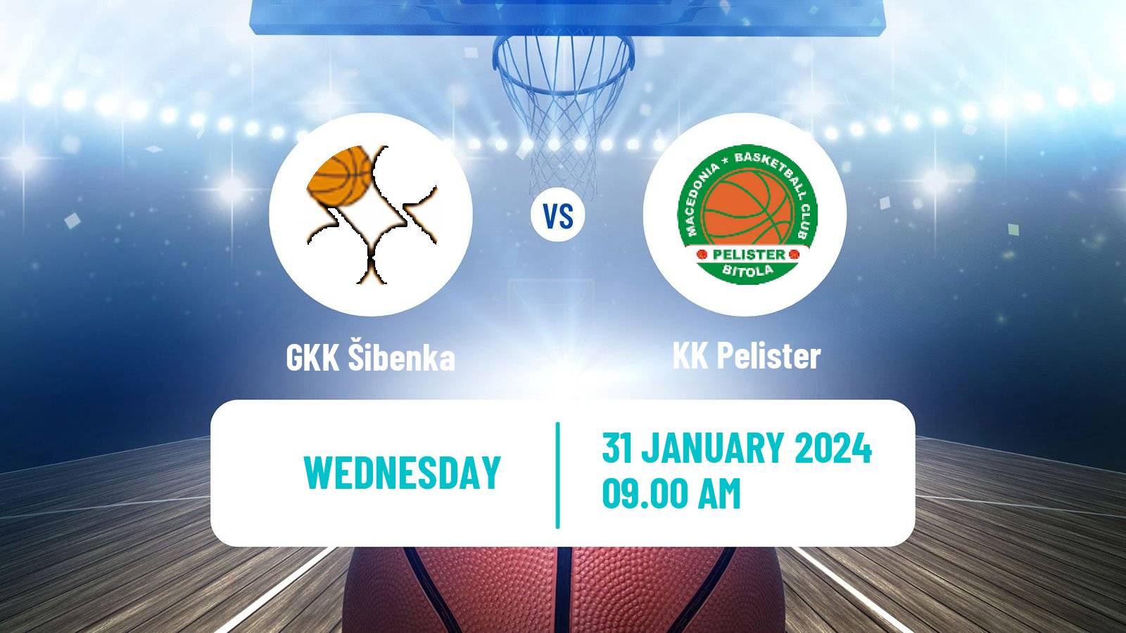 Basketball Adriatic League 2 GKK Šibenka - Pelister