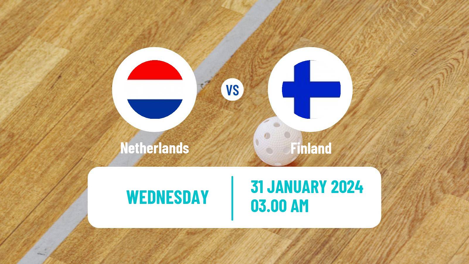 Floorball World Championship Floorball Netherlands - Finland