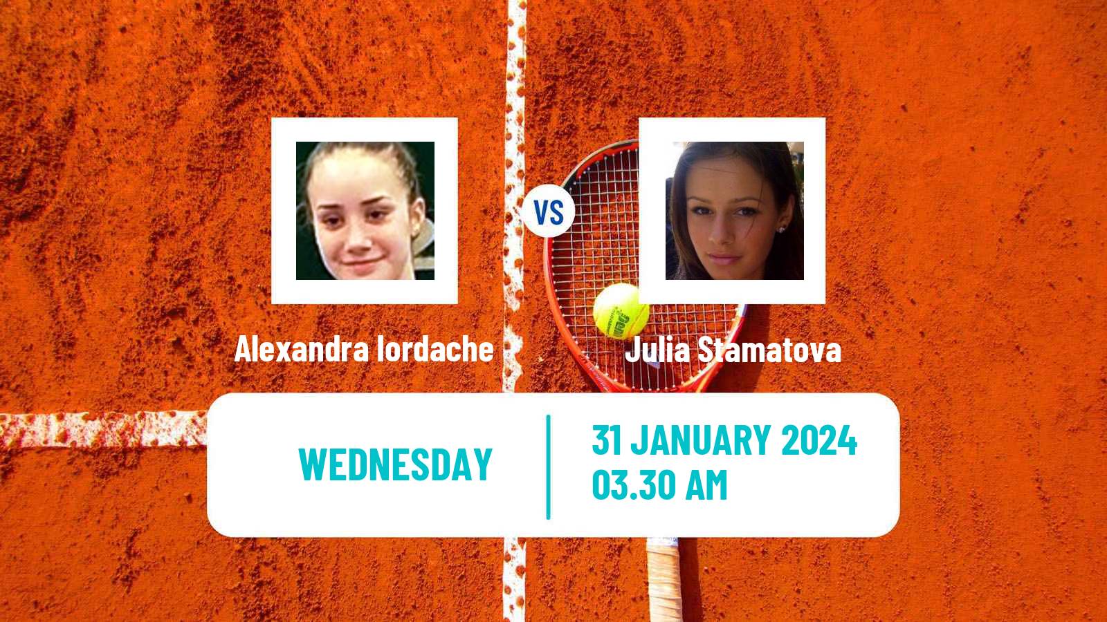 Tennis ITF W15 Monastir 3 Women Alexandra Iordache - Julia Stamatova