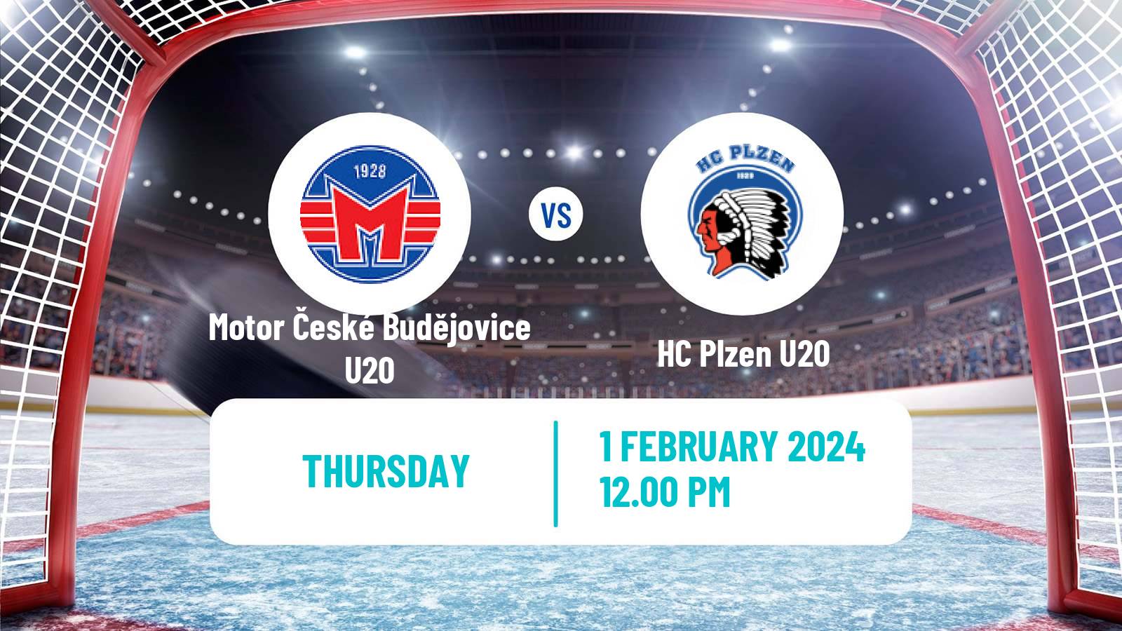 Hockey Czech ELJ Motor České Budějovice U20 - Plzen U20