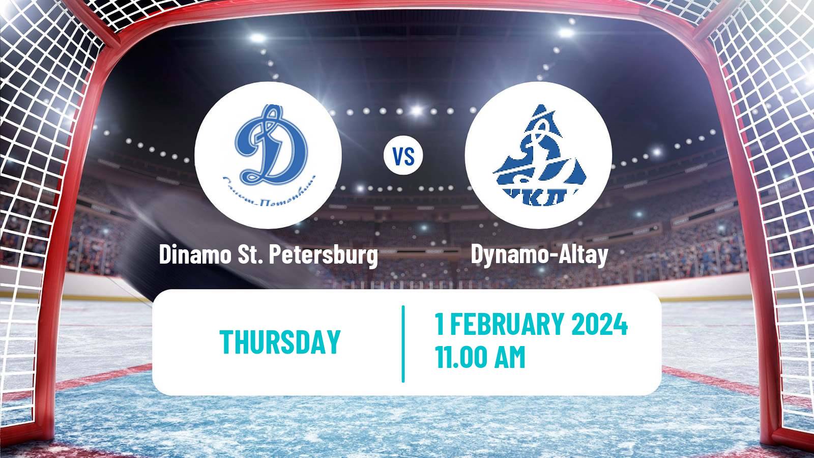 Hockey VHL Dinamo St. Petersburg - Dynamo-Altay