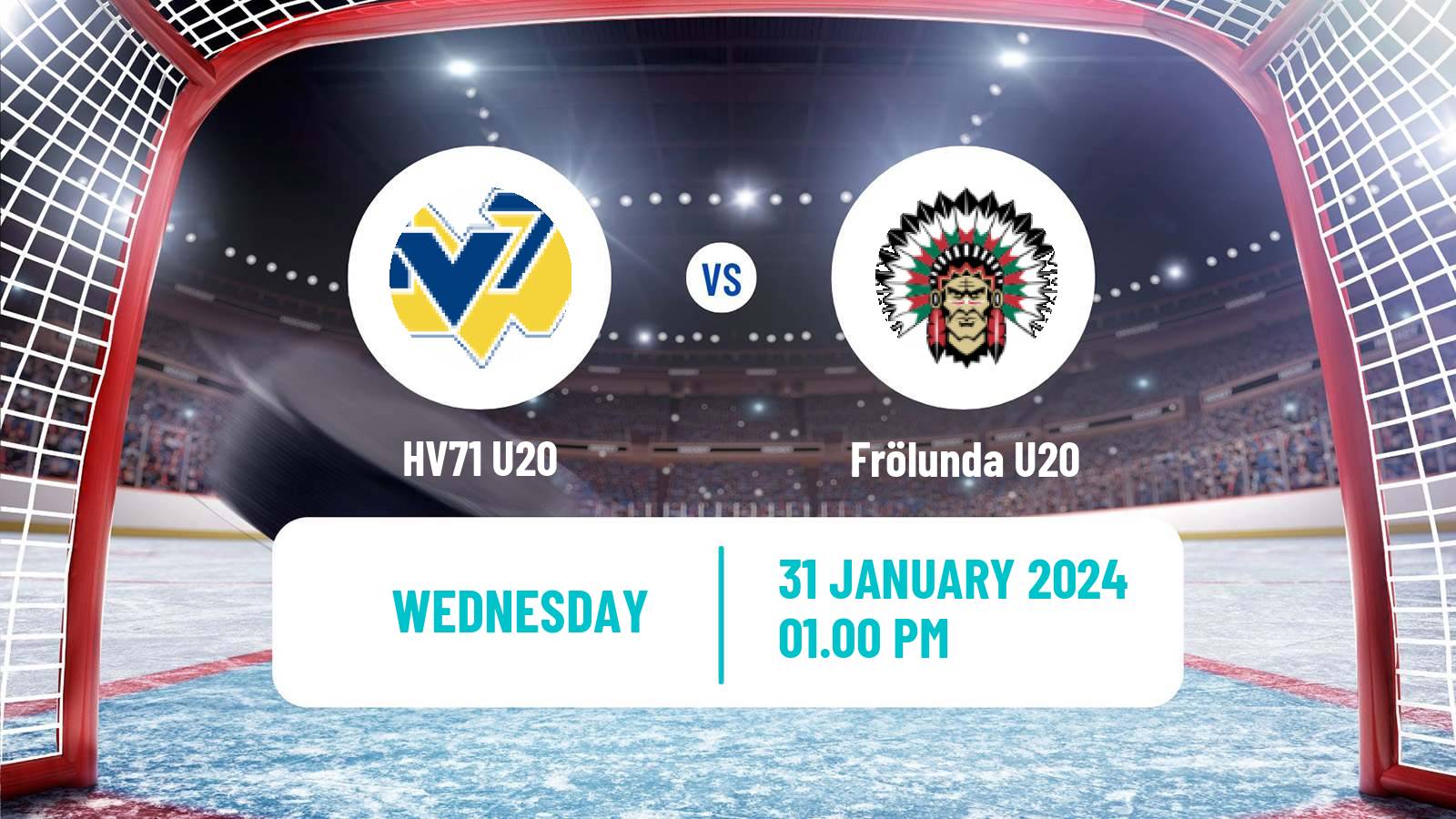 Hockey Swedish Superelit U20 Hockey HV71 U20 - Frölunda U20