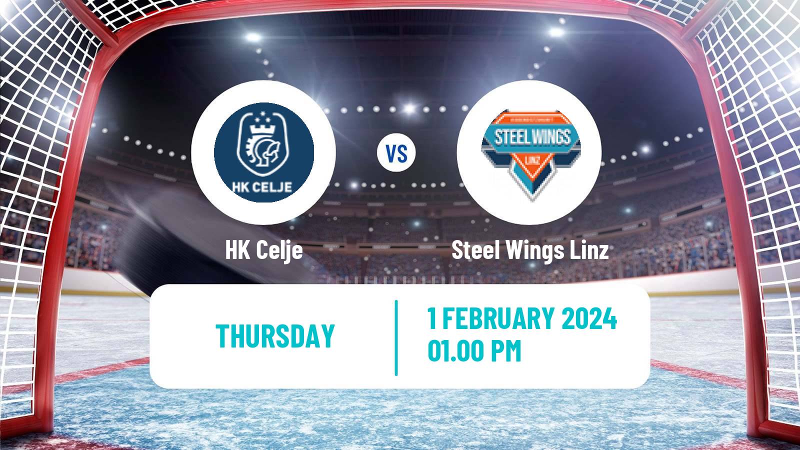 Hockey Alps Hockey League Celje - Steel Wings Linz