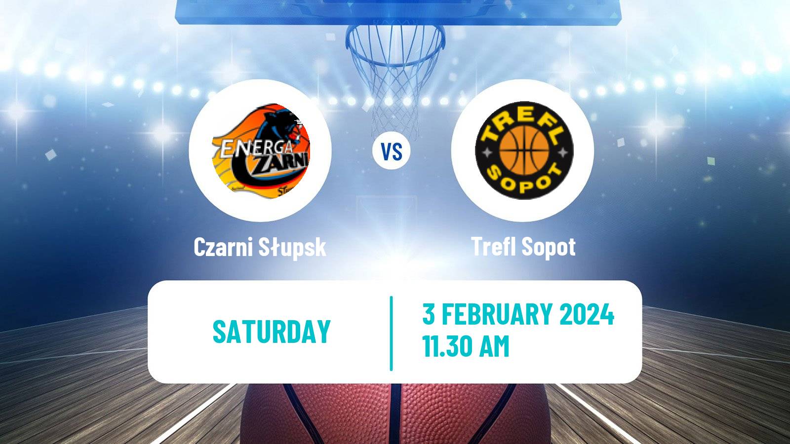Basketball Polish Basket Liga Czarni Słupsk - Trefl Sopot