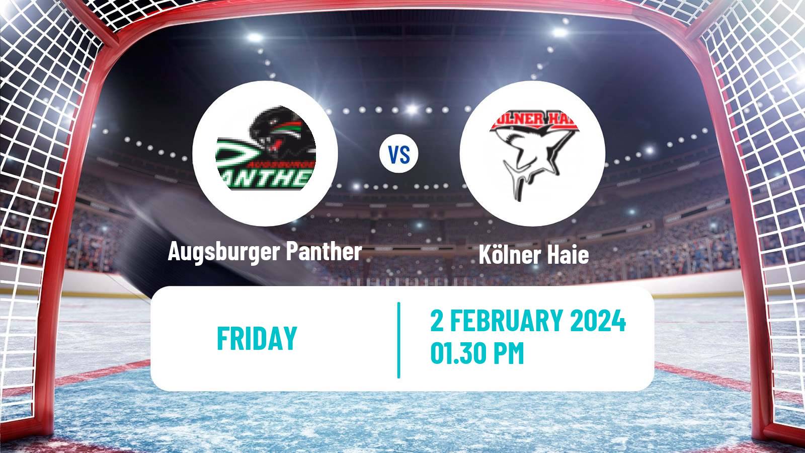 Hockey German Ice Hockey League Augsburger Panther - Kölner Haie