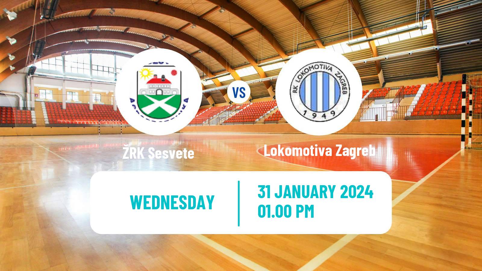 Handball Croatian 1 HRL Handball Women Sesvete - Lokomotiva Zagreb