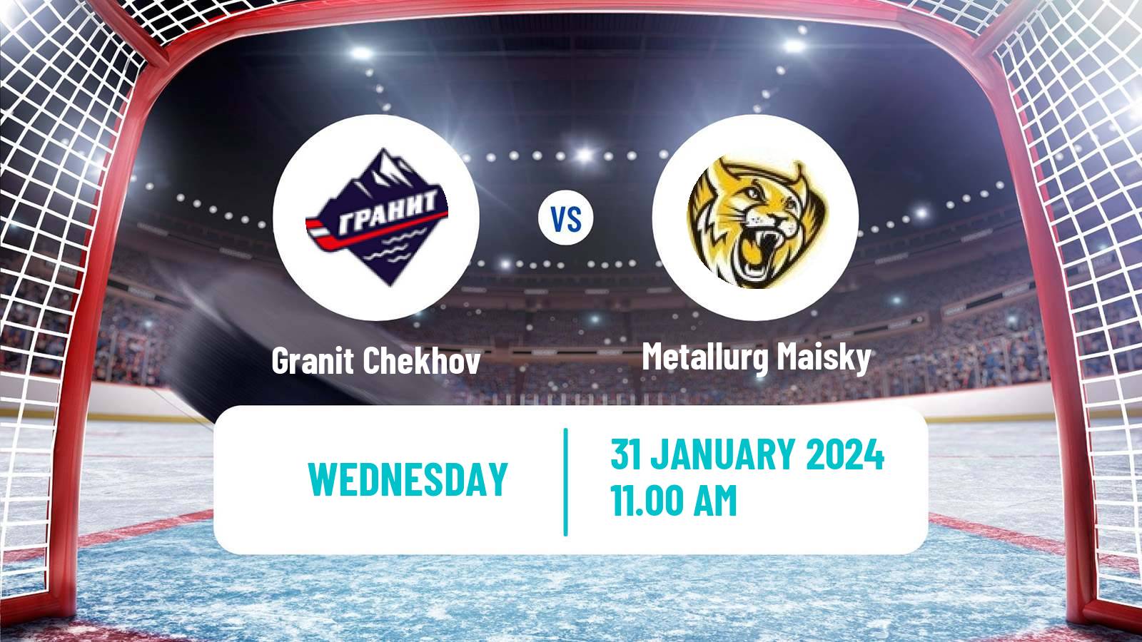 Hockey NMHL Granit Chekhov - Metallurg Maisky