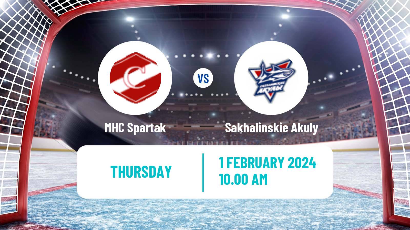 Hockey MHL MHC Spartak - Sakhalinskie Akuly