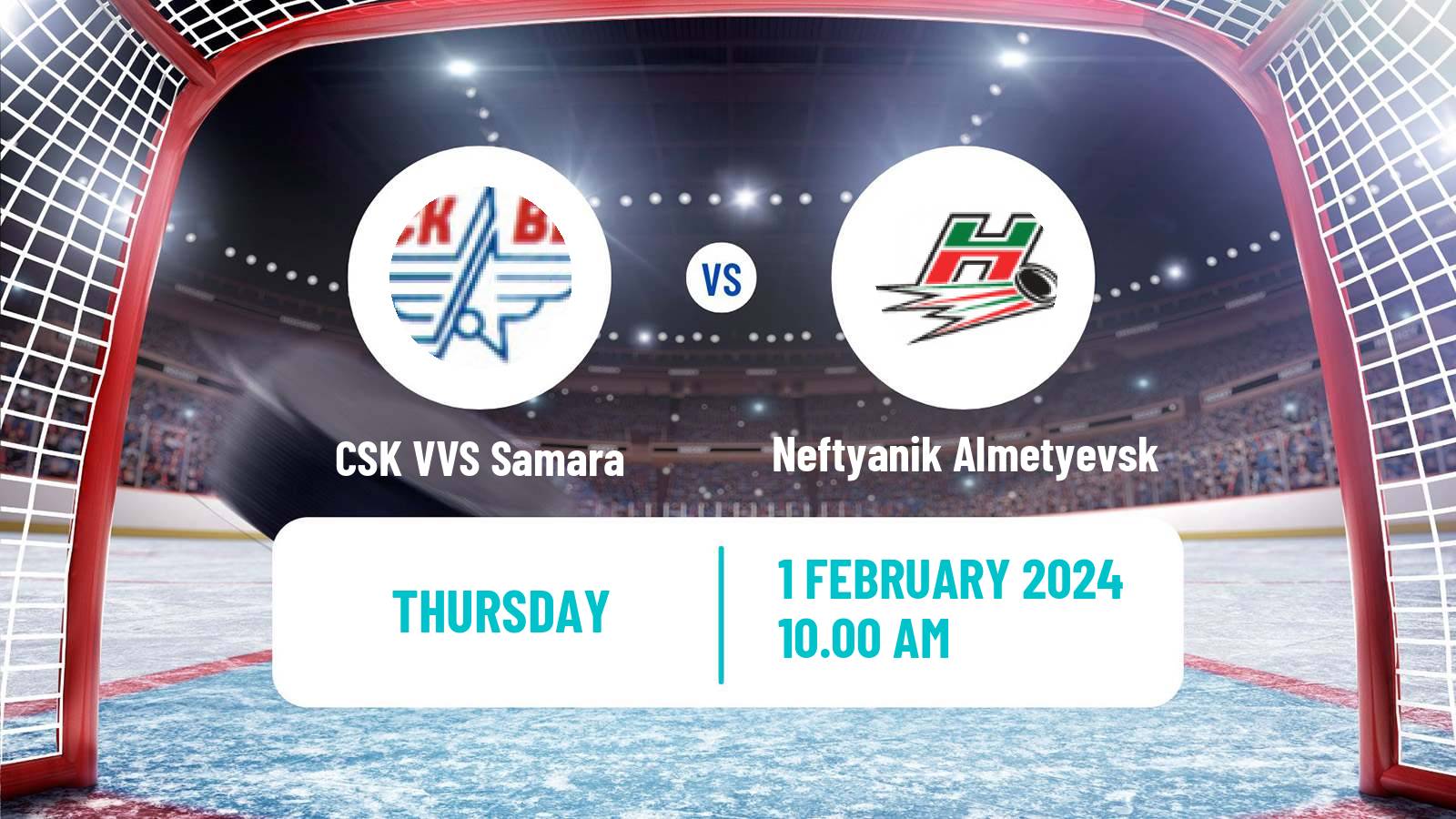 Hockey VHL CSK VVS Samara - Neftyanik Almetyevsk