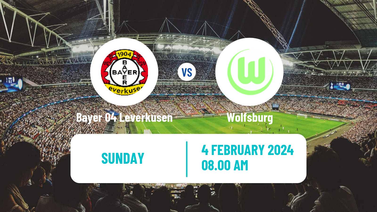 Soccer German Bundesliga Women Bayer 04 Leverkusen - Wolfsburg