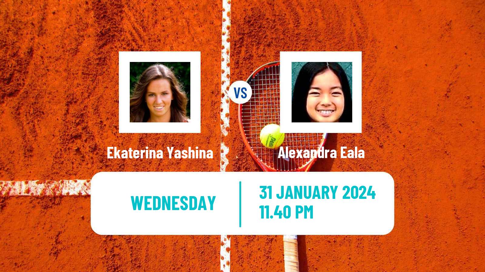 Tennis ITF W50 Indore Women Ekaterina Yashina - Alexandra Eala