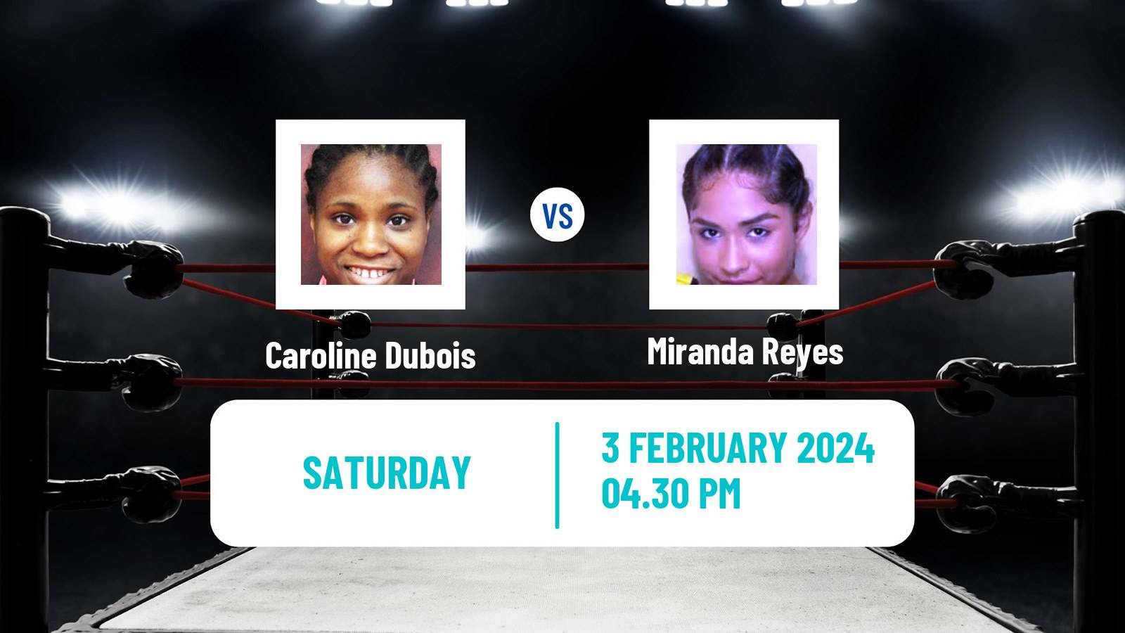 Boxing Lightweight IBO Title Women Caroline Dubois - Miranda Reyes