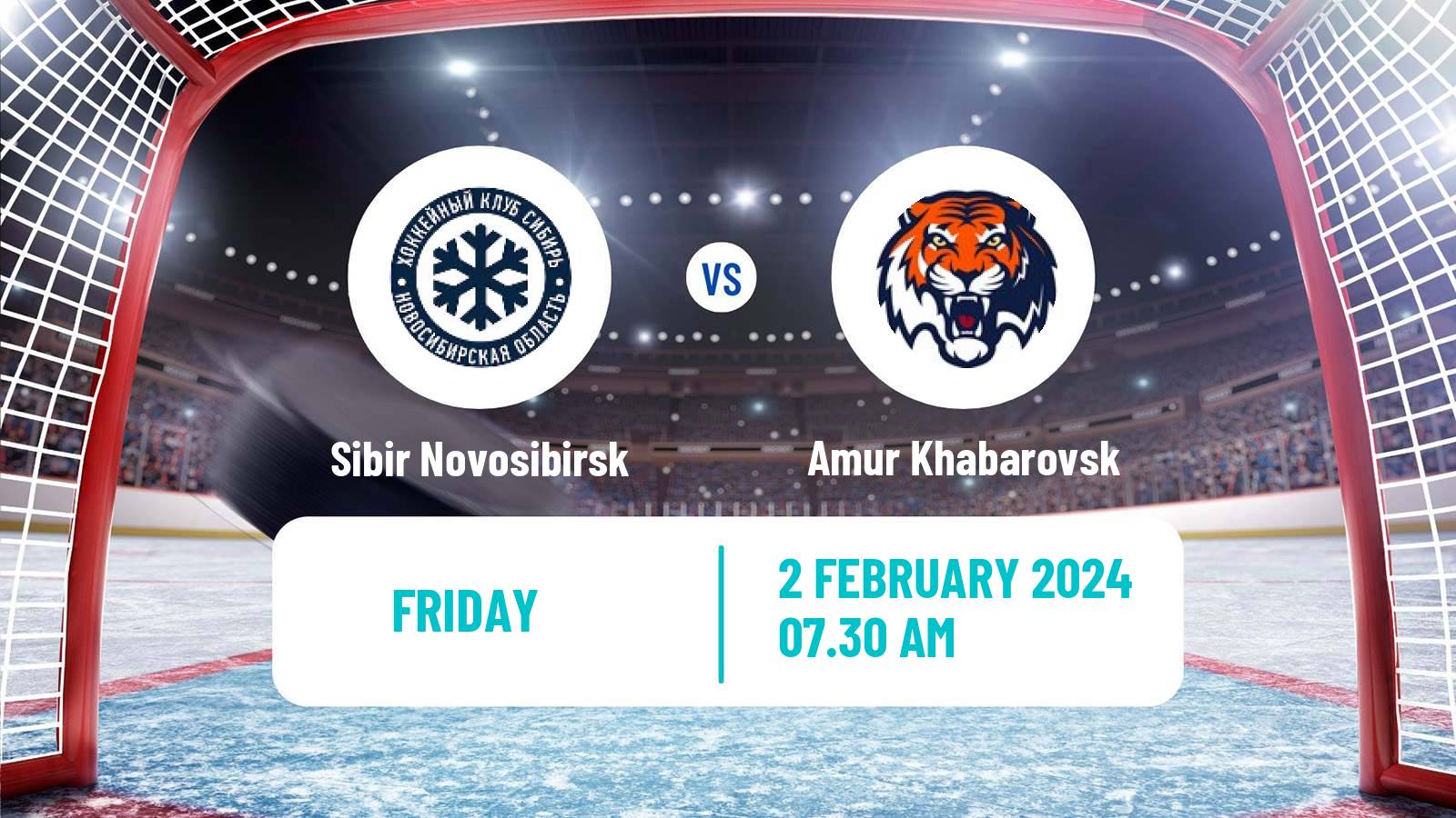 Hockey KHL Sibir Novosibirsk - Amur Khabarovsk