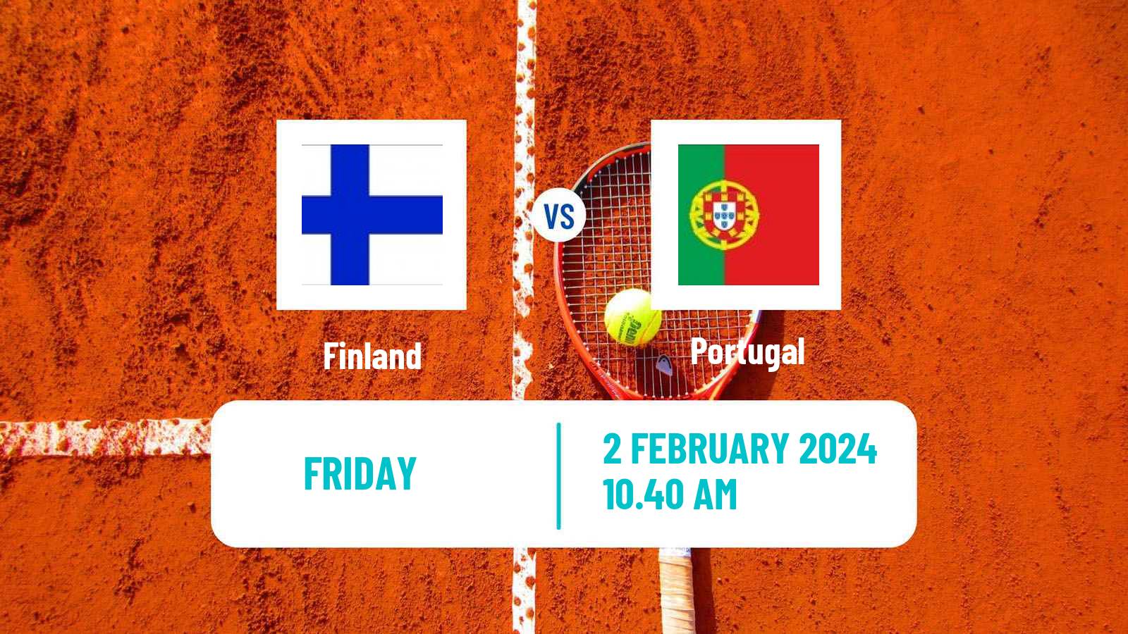 Tennis Davis Cup - World Group Teams Finland - Portugal