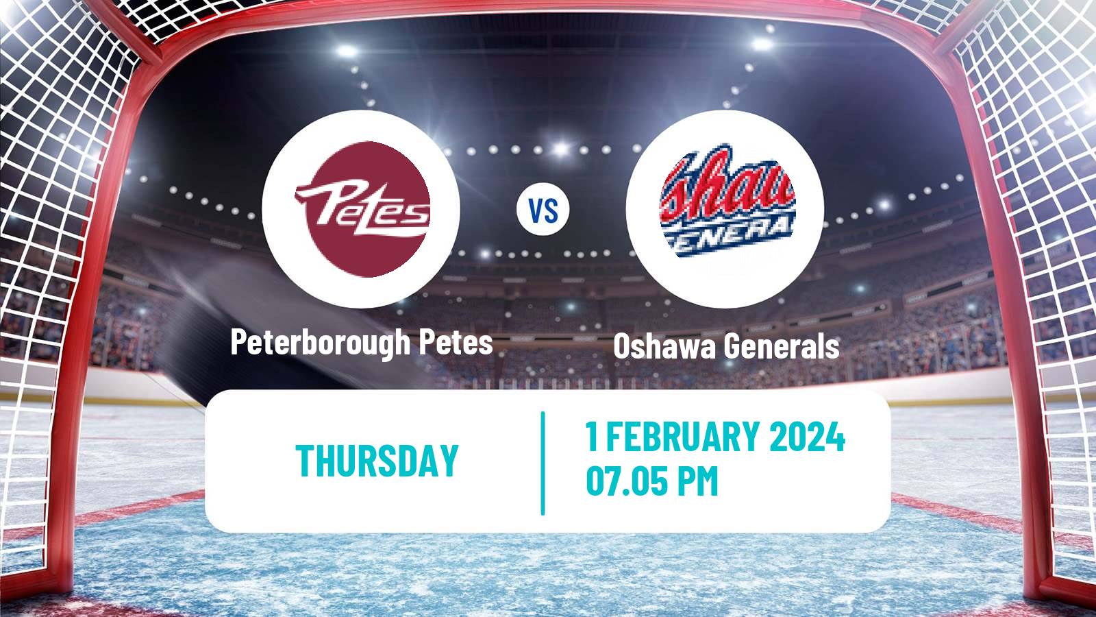 Hockey OHL Peterborough Petes - Oshawa Generals