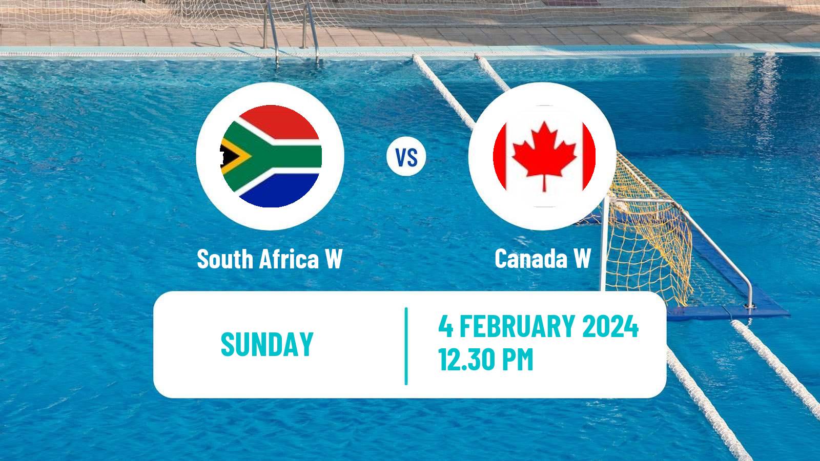 Water polo World Championship Water Polo Women South Africa W - Canada W