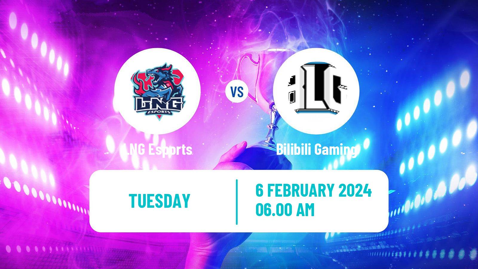 Esports League Of Legends Lpl LNG Esports - Bilibili Gaming