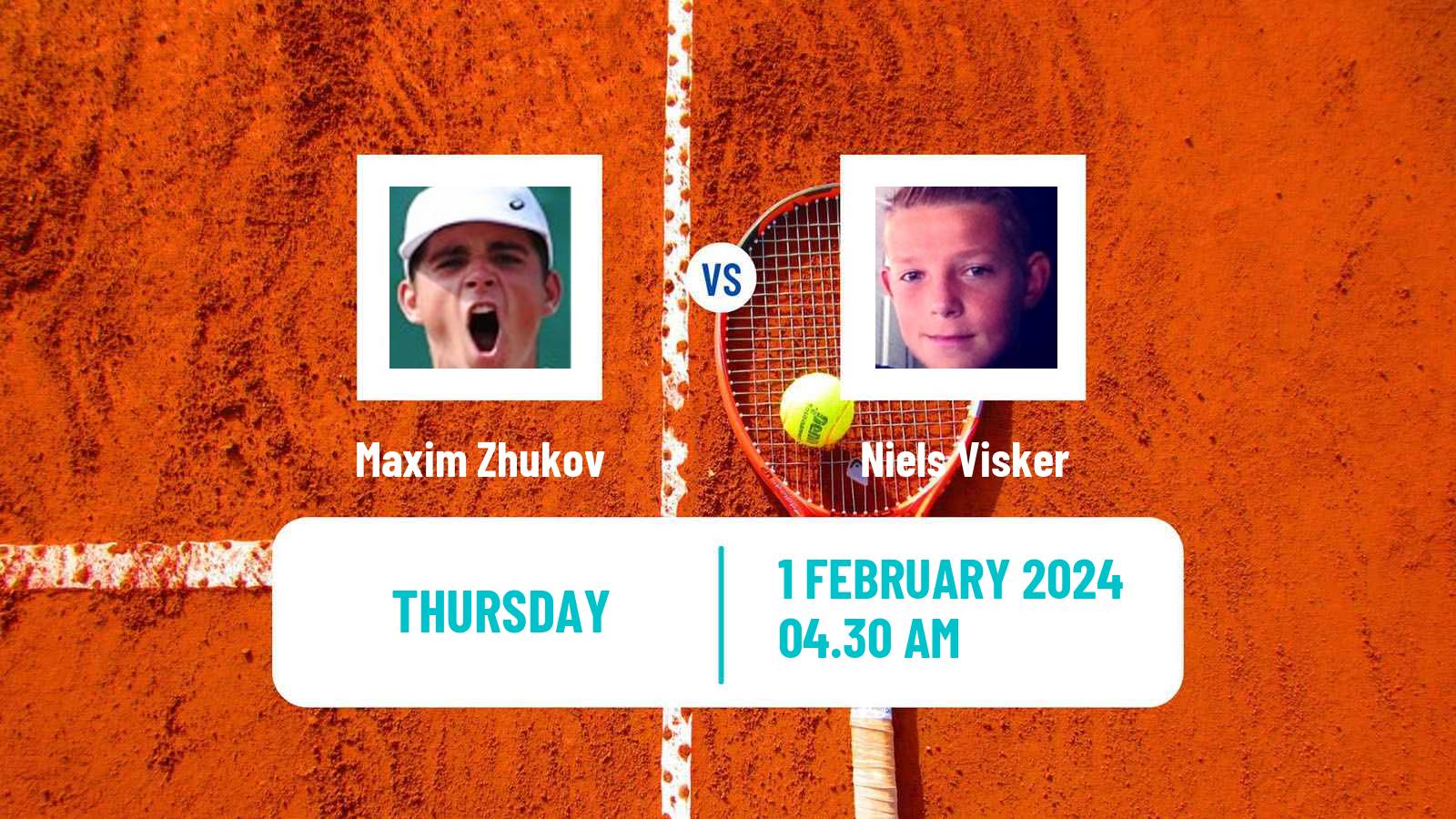 Tennis ITF M15 Sharm Elsheikh Men Maxim Zhukov - Niels Visker