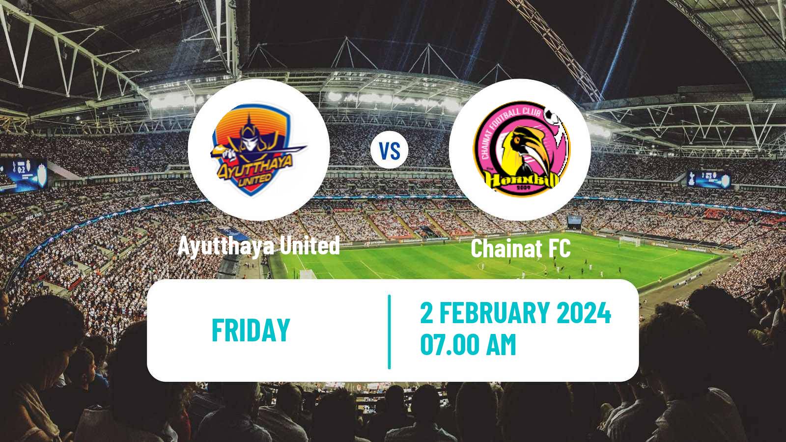 Soccer Thai League 2 Ayutthaya United - Chainat