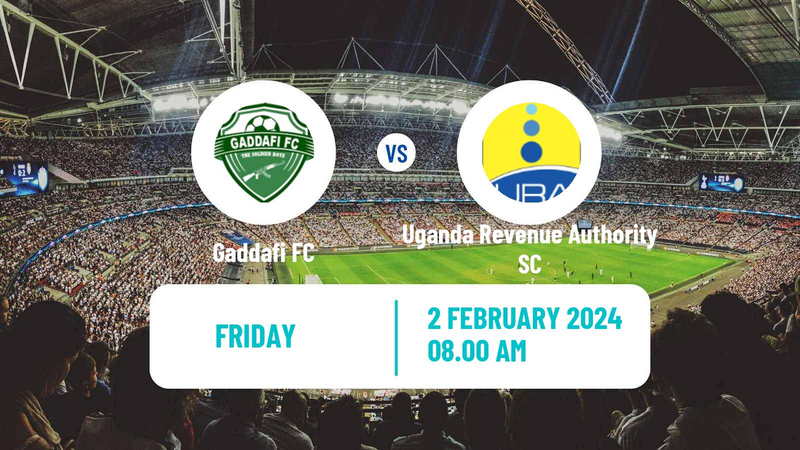 Soccer Ugandan Super League Gaddafi - Uganda Revenue Authority SC