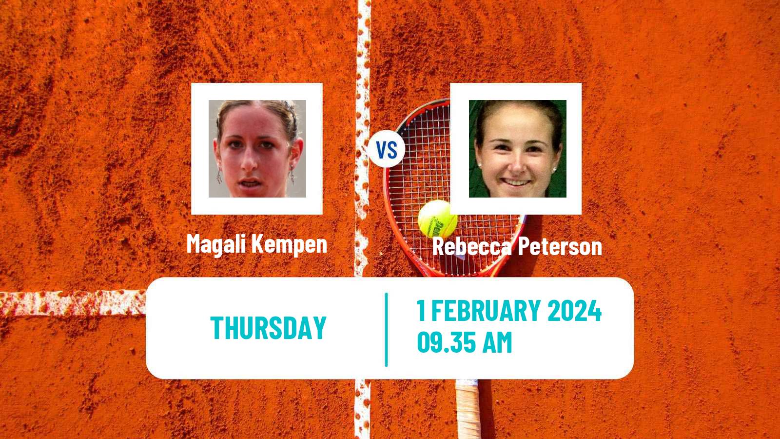 Tennis ITF W75 Andrezieux Boutheon Women Magali Kempen - Rebecca Peterson