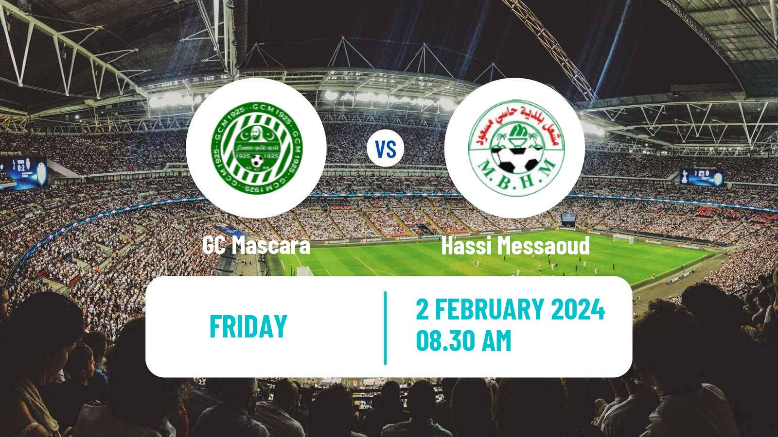 Soccer Algerian Cup GC Mascara - Hassi Messaoud