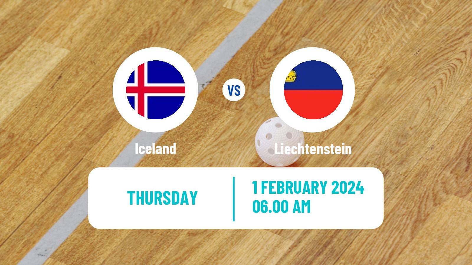 Floorball World Championship Floorball Iceland - Liechtenstein