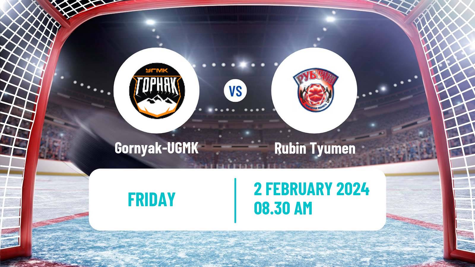 Hockey VHL Gornyak-UGMK - Rubin Tyumen