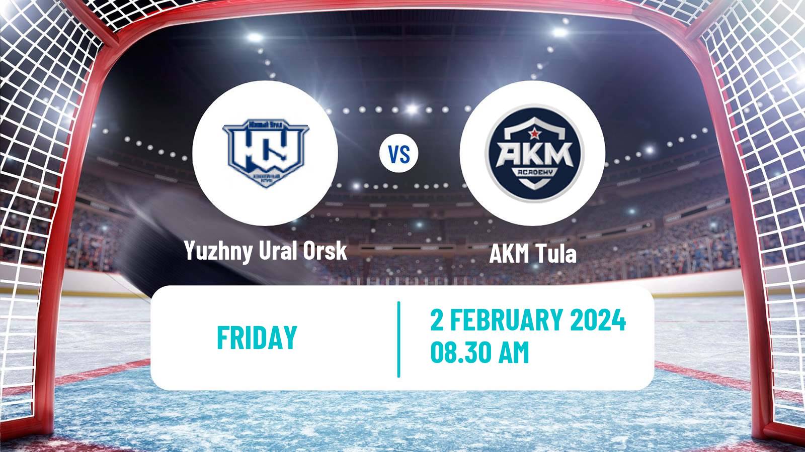 Hockey VHL Yuzhny Ural Orsk - AKM