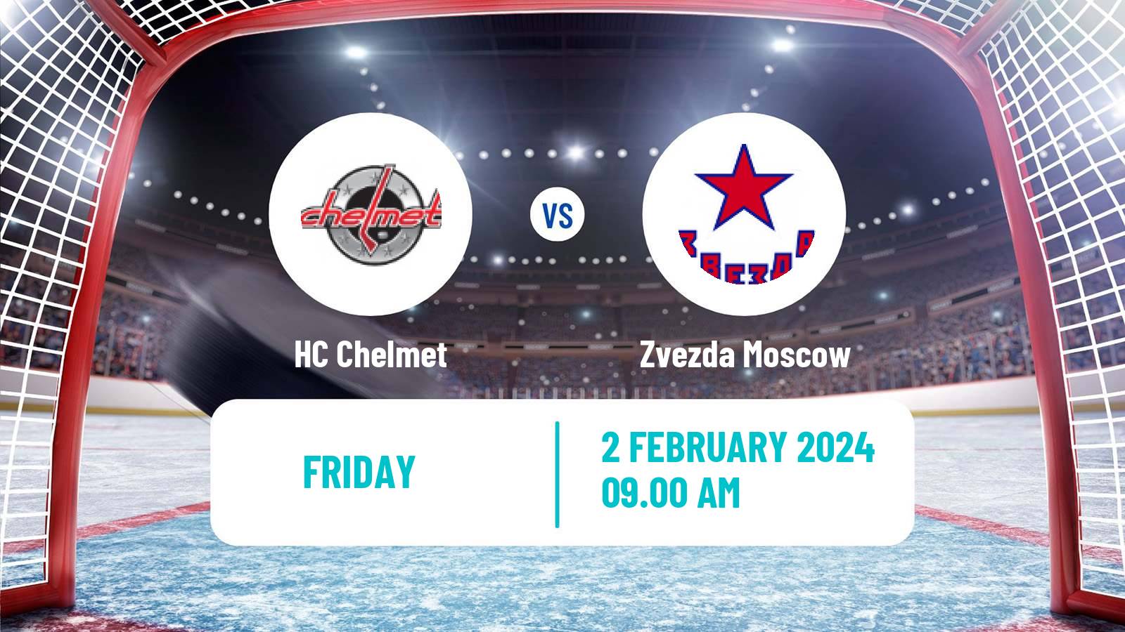 Hockey VHL Chelmet - Zvezda Moscow