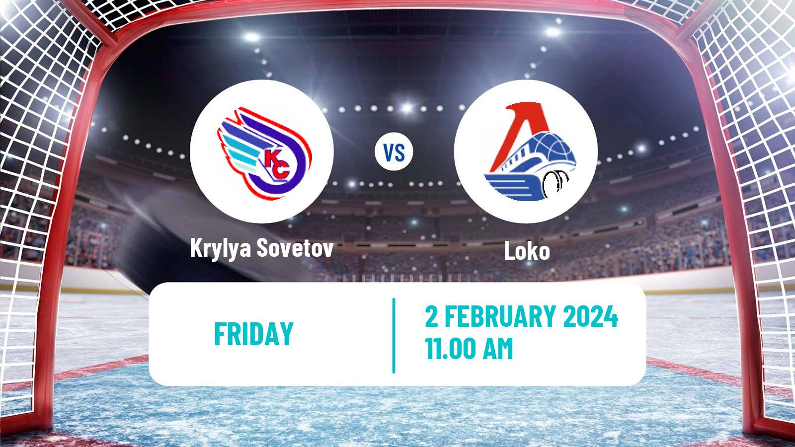 Hockey MHL Krylya Sovetov - Loko