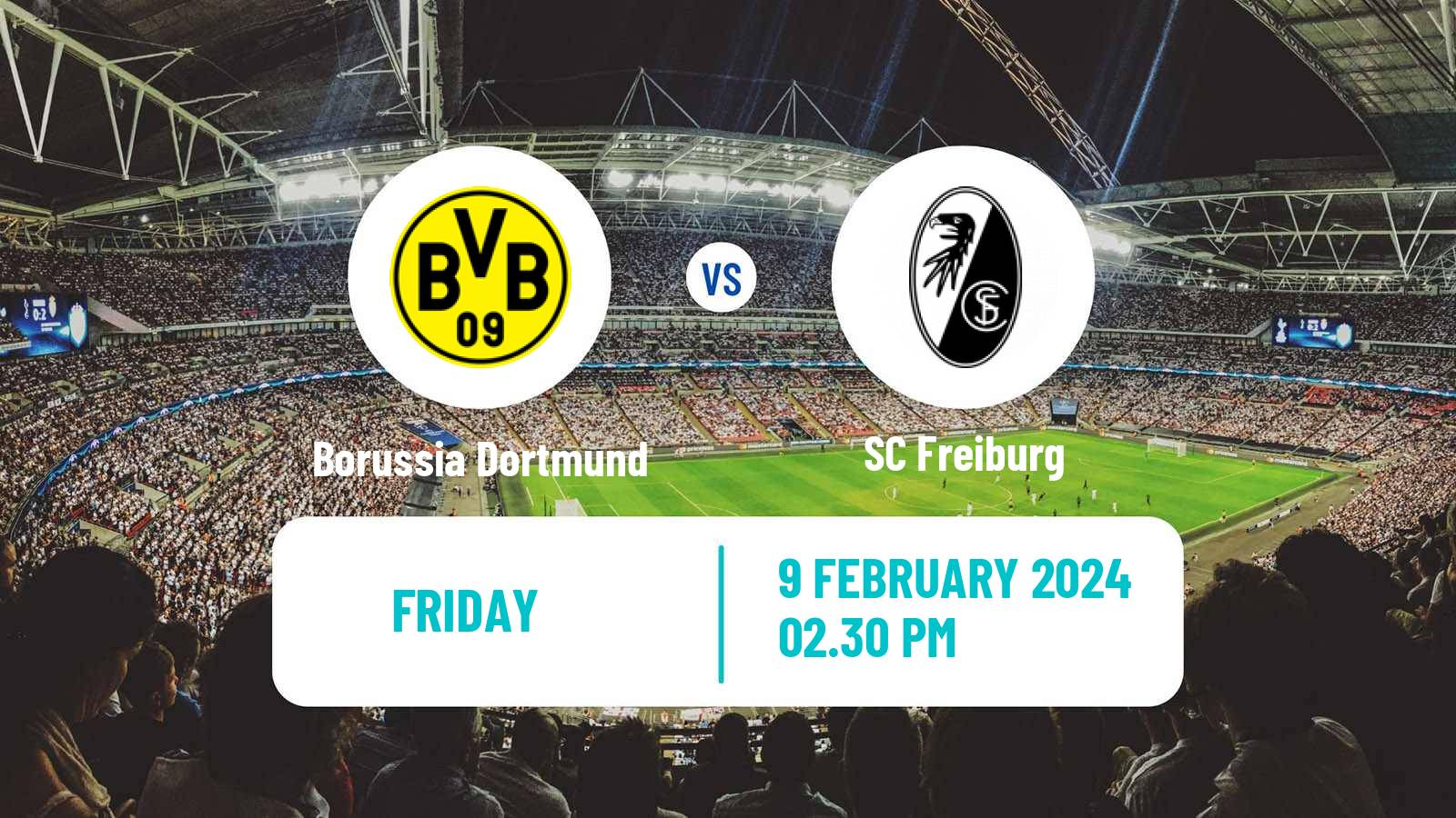 Soccer German Bundesliga Borussia Dortmund - Freiburg