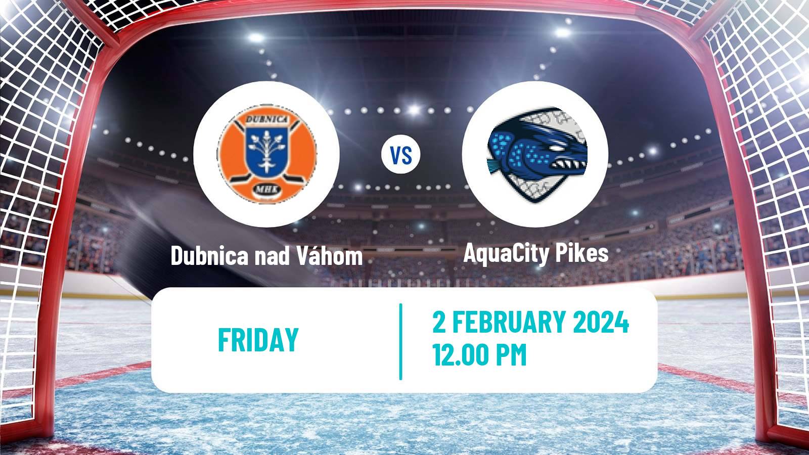 Hockey Slovak 1 Liga Hockey Dubnica nad Váhom - AquaCity Pikes