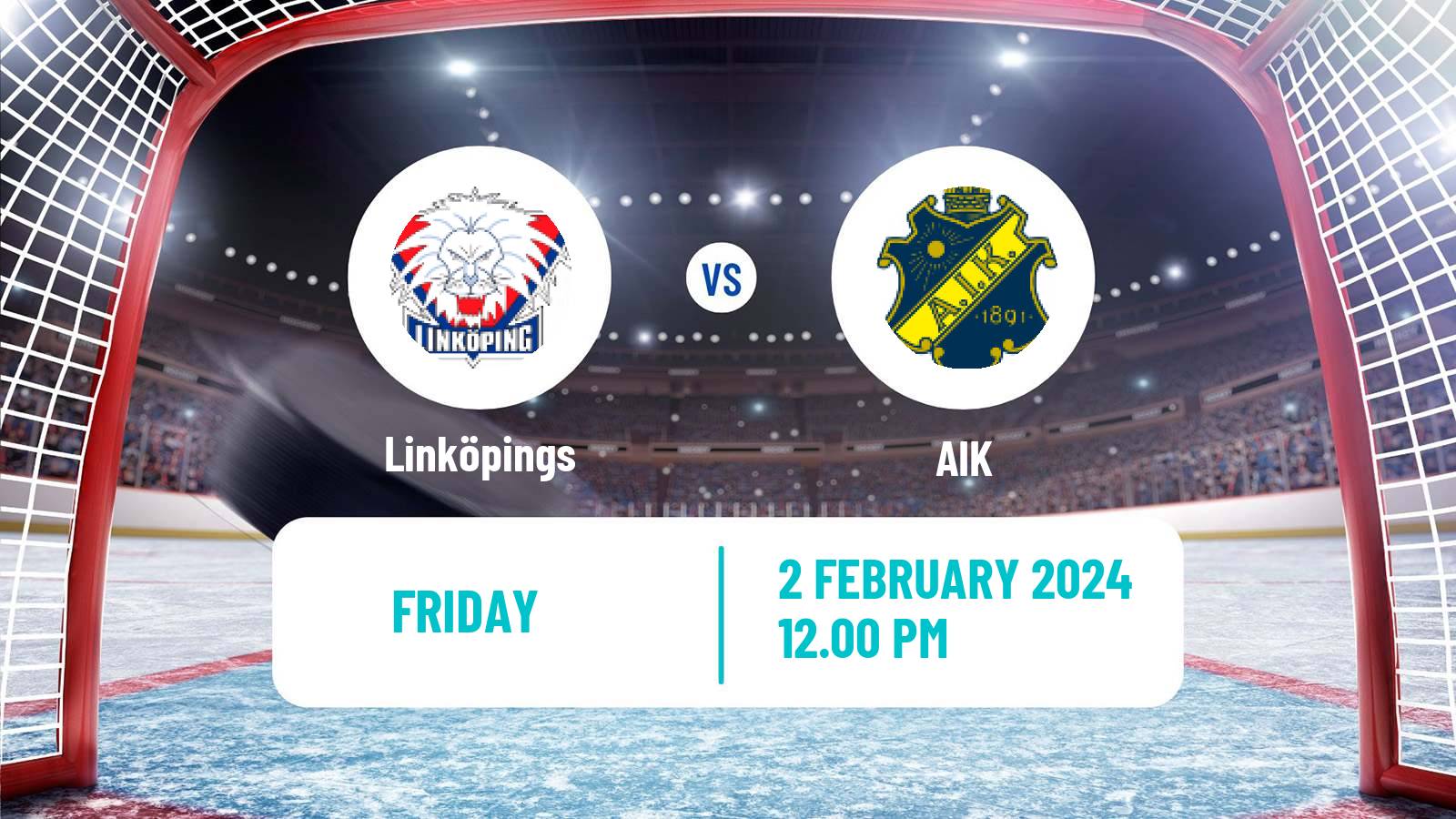 Hockey Swedish SDHL Women Linköpings - AIK