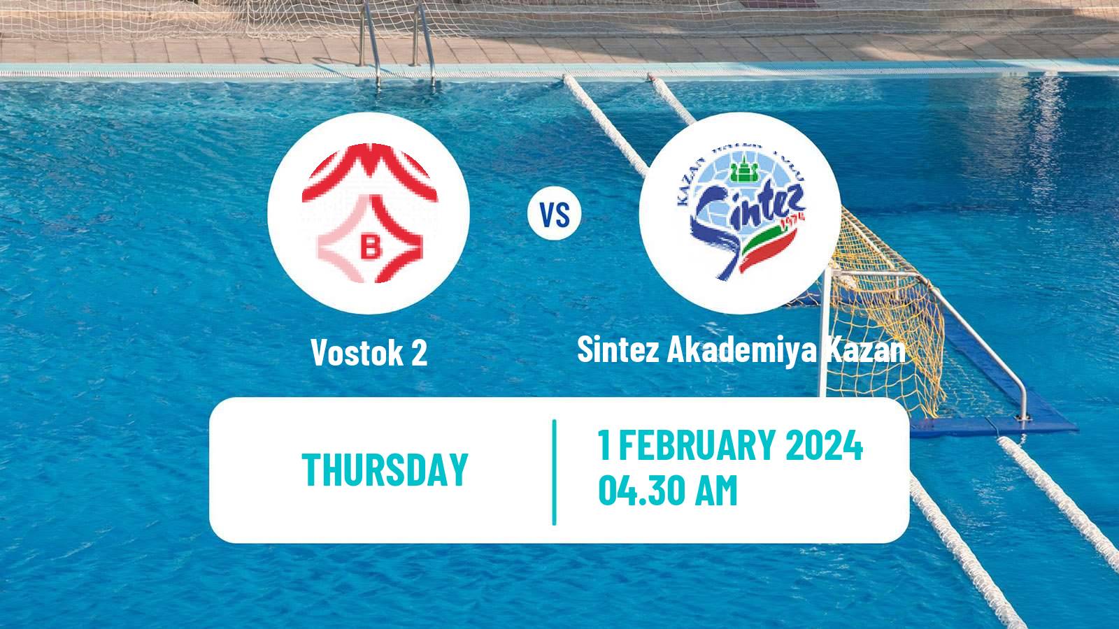 Water polo Russian Championship Water Polo Vostok 2 - Sintez Akademiya Kazan
