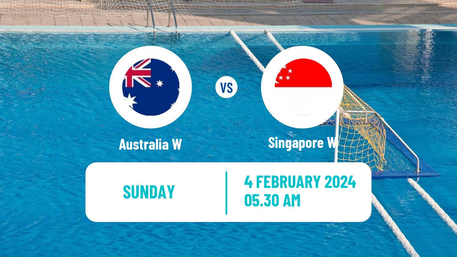 Water polo World Championship Water Polo Women Australia W - Singapore W