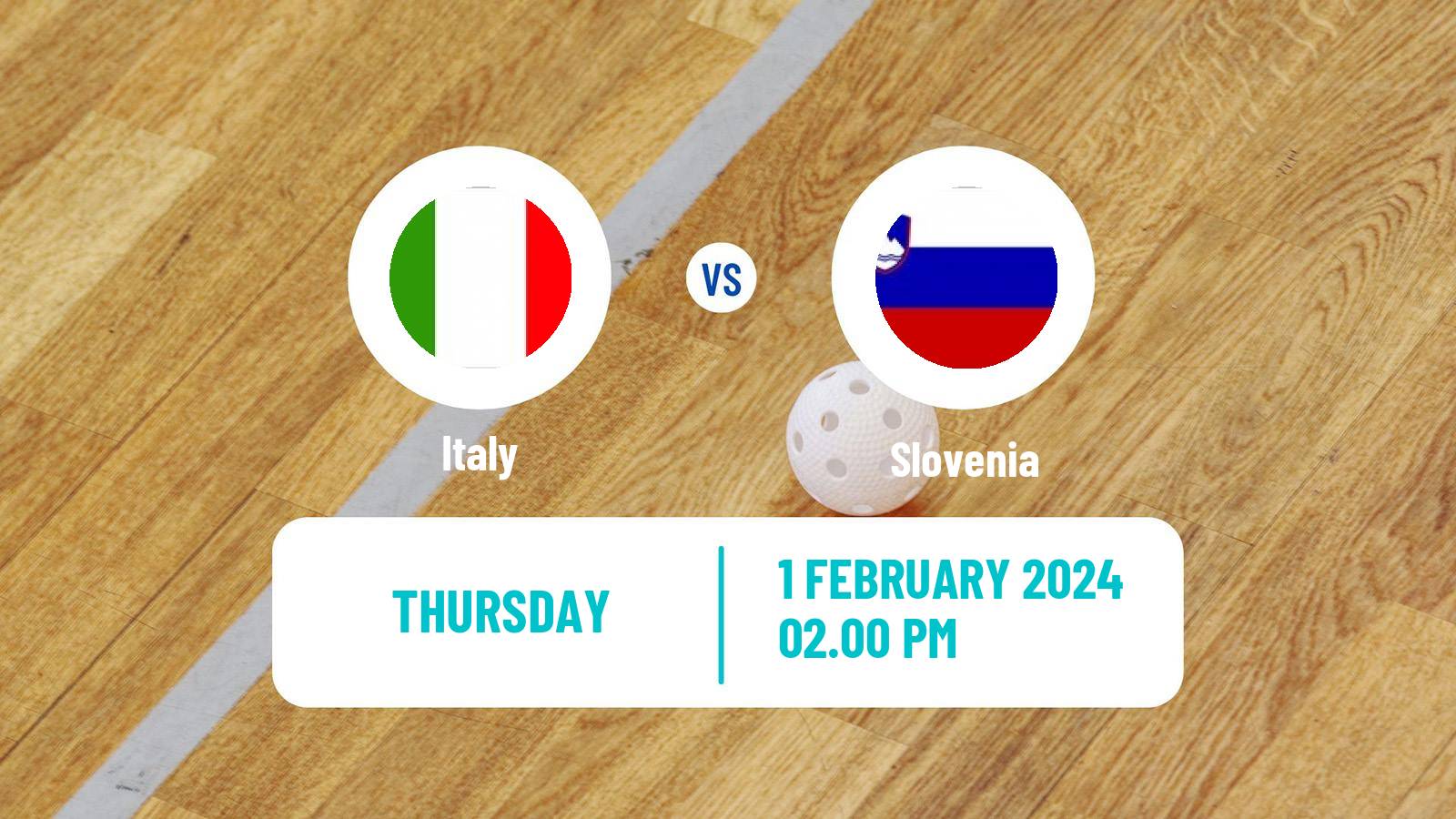 Floorball World Championship Floorball Italy - Slovenia