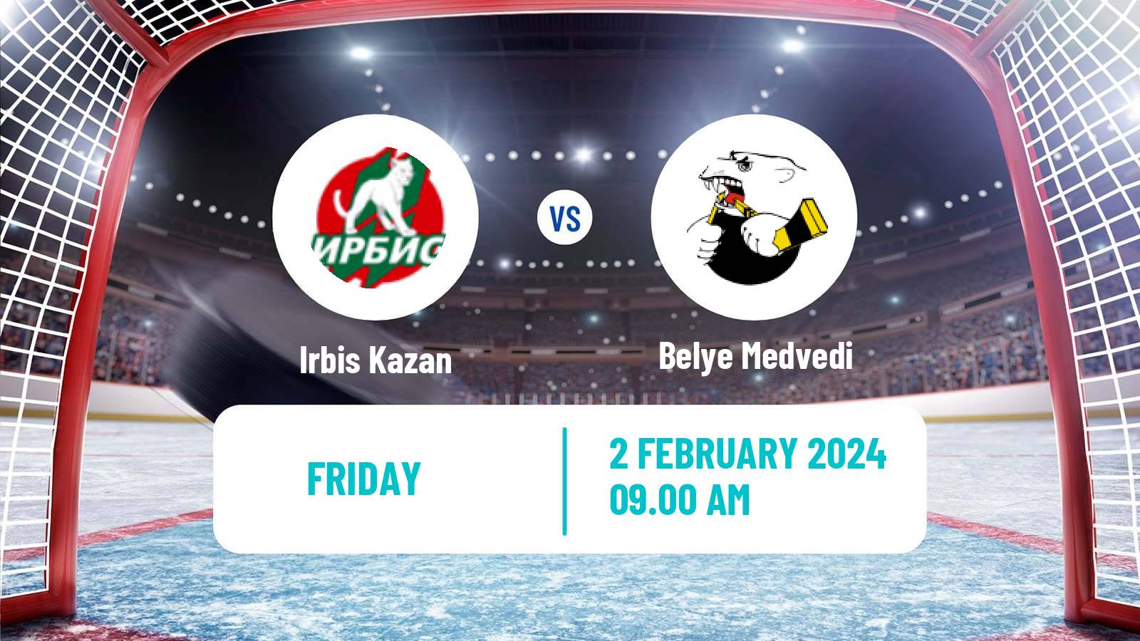 Hockey MHL Irbis Kazan - Belye Medvedi