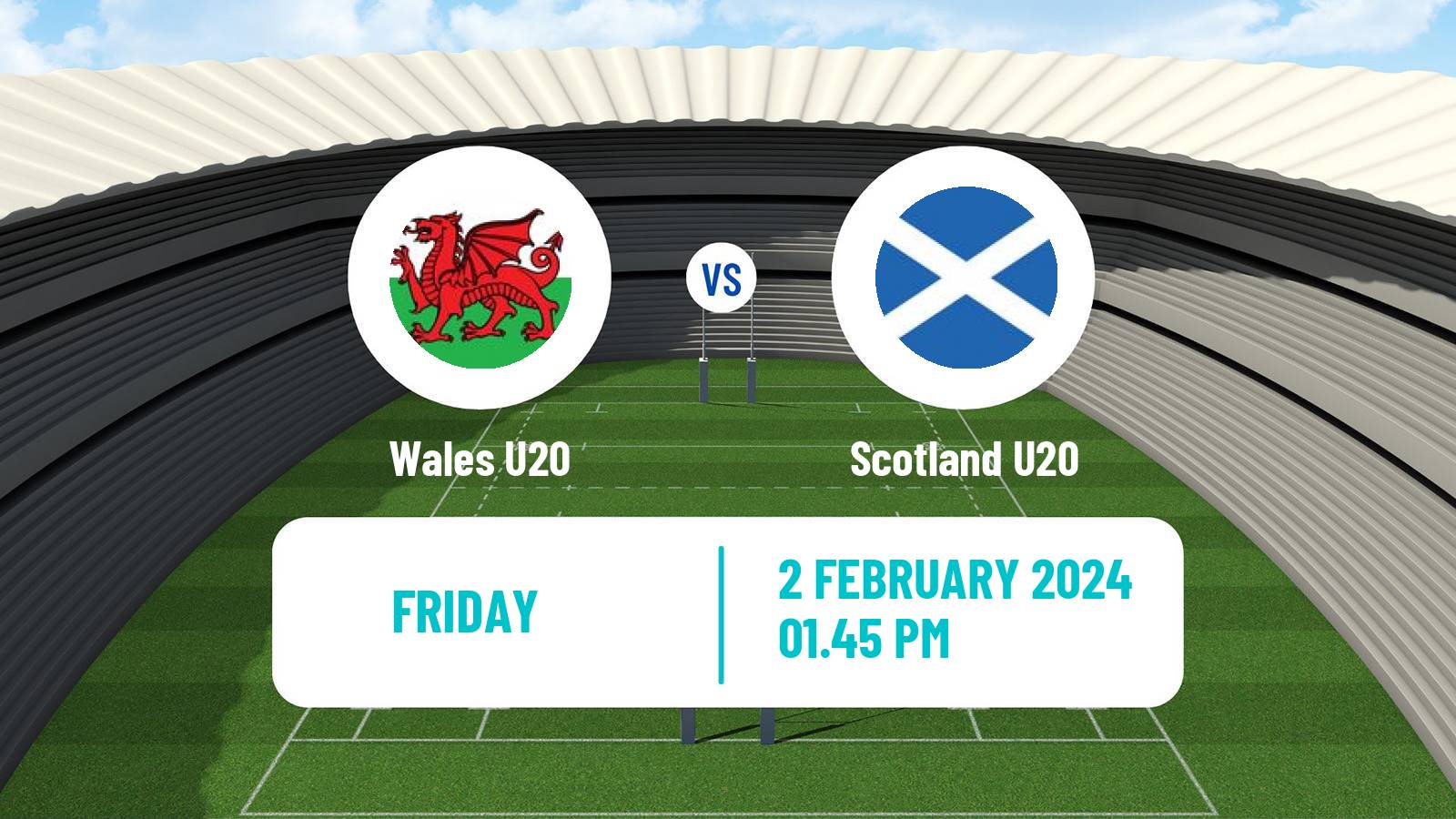 Rugby union Six Nations U20 Wales U20 - Scotland U20