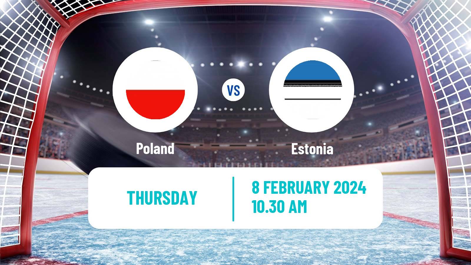 Hockey Winter Olympic Games - Ice Hockey Poland - Estonia