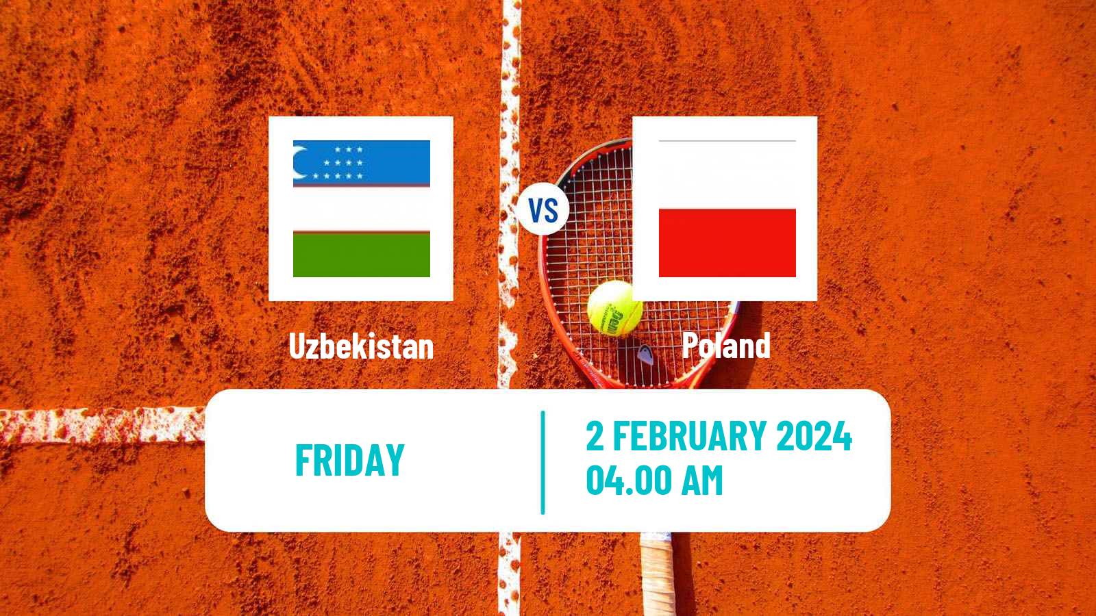 Tennis Davis Cup World Group I Teams Uzbekistan - Poland