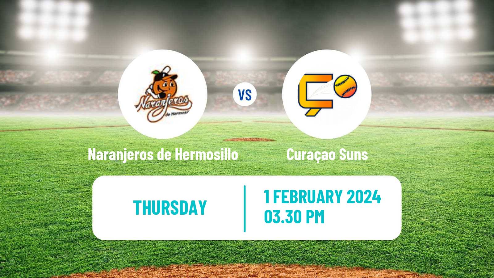 Baseball Baseball Caribbean Series Naranjeros de Hermosillo - Curaçao Suns
