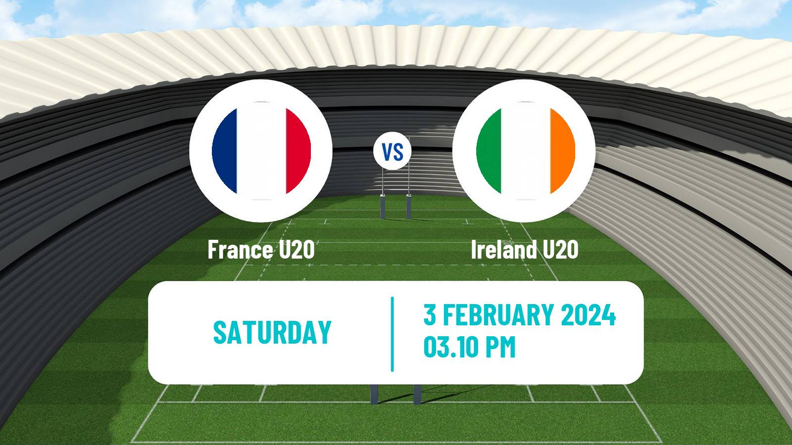 Rugby union Six Nations U20 France U20 - Ireland U20