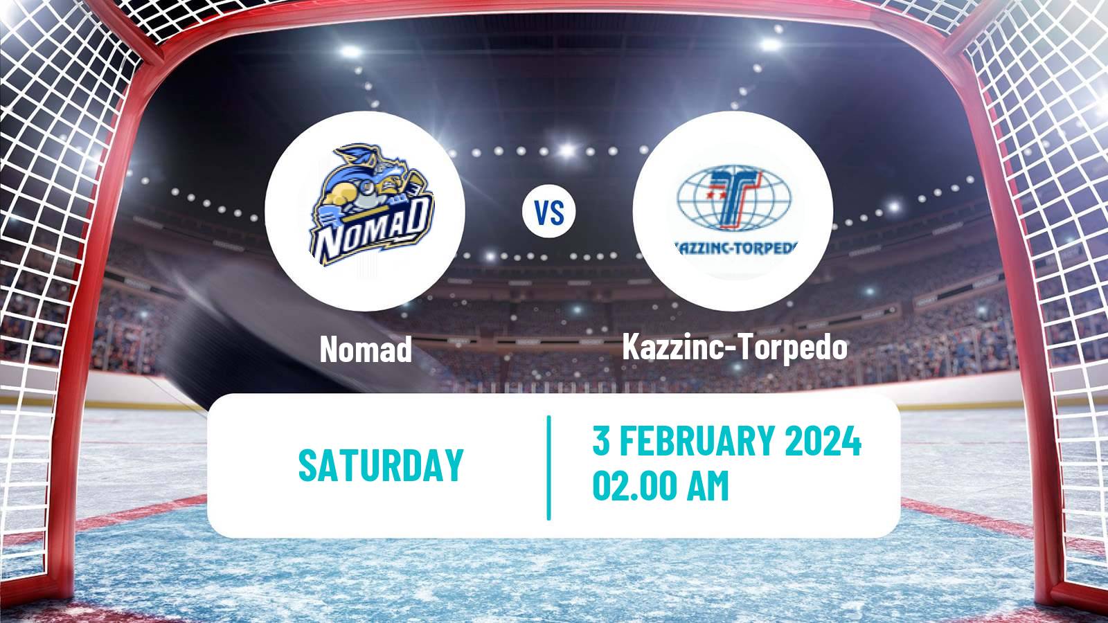 Hockey Kazakh Ice Hockey Championship Nomad - Kazzinc-Torpedo