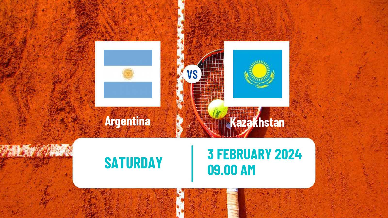 Tennis Davis Cup - World Group Teams Argentina - Kazakhstan