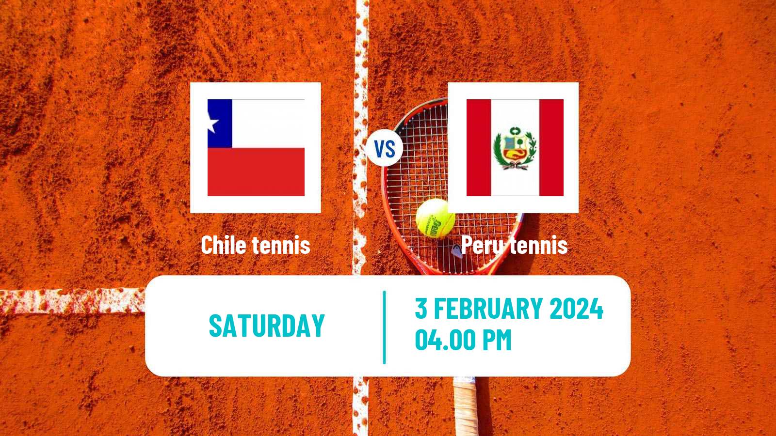 Tennis Davis Cup - World Group Teams Chile - Peru