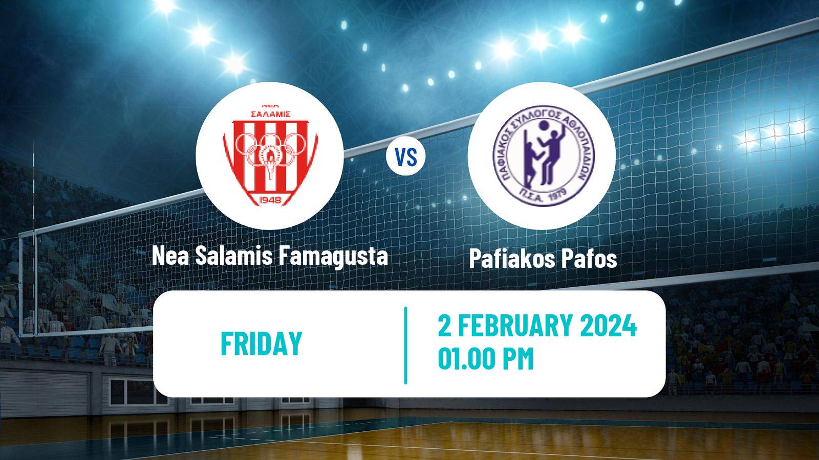 Volleyball Cypriot Championship Volleyball Nea Salamis Famagusta - Pafiakos Pafos