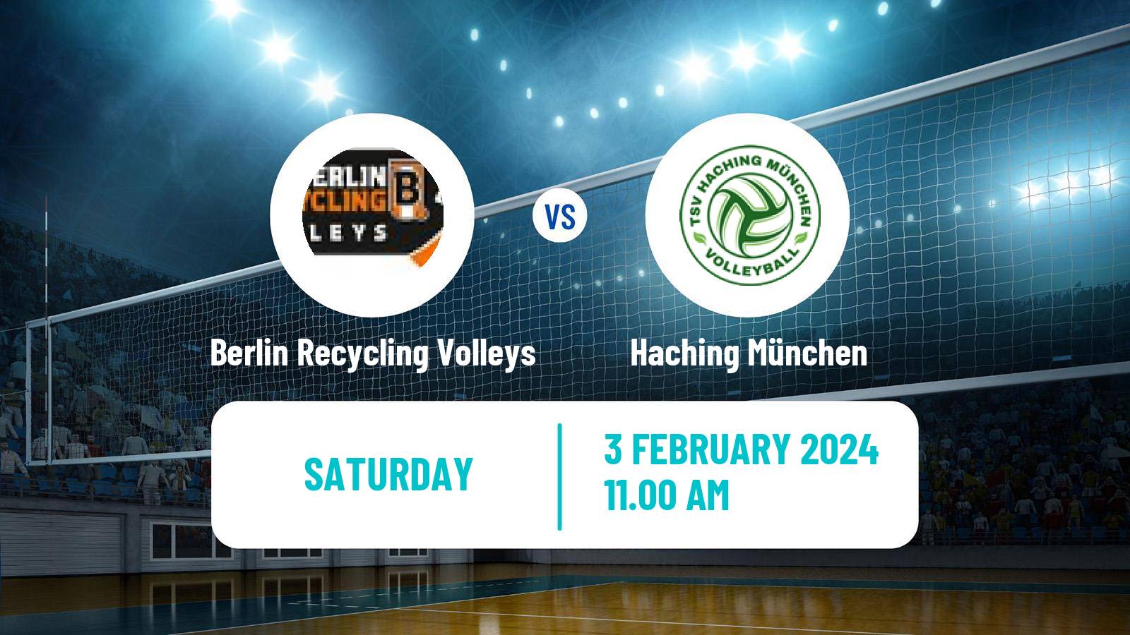 Volleyball German Bundesliga Volleyball Berlin Recycling Volleys - Haching München
