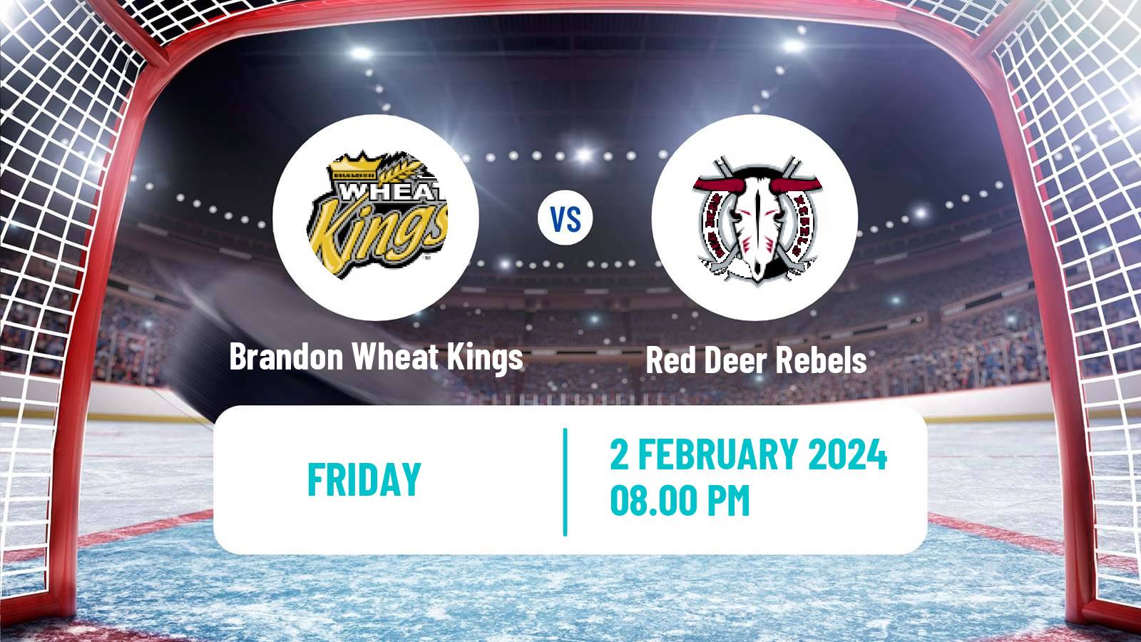 Hockey WHL Brandon Wheat Kings - Red Deer Rebels